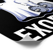 Ghost Funny Gym Workout Bodybuilding Humor Spooky Poster (Hoek)