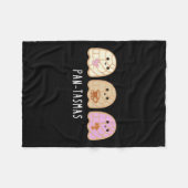 Ghost Funny Spooky Conchas Mexicaanse Ghost Fleece Deken (Voorkant (Horizontaal))