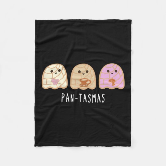 Ghost Funny Spooky Conchas Mexicaanse Ghost Fleece Deken (Voorkant)