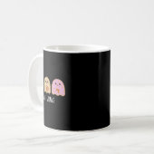 Ghost Funny Spooky Conchas Mexicaanse Ghost Koffiemok (Voorkant links)
