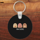 Ghost Funny Spooky Conchas Mexican Ghost 1 Sleutelhanger (Voorkant)