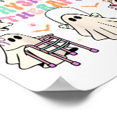 Ghost Fysiotherapie Fysiotherapeut Halloween Poster (Hoek)