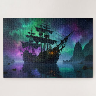 Ghost Galleon onder de spookachtige sterren Legpuzzel