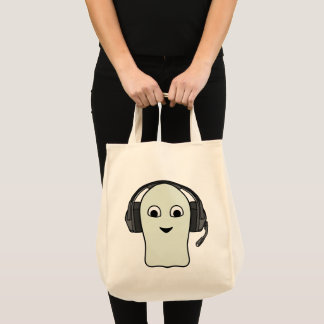 Ghost Gamer Headset Tote Bag