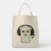 Ghost Gamer Headset Tote Bag (Achterkant)