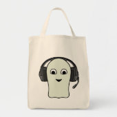 Ghost Gamer Headset Tote Bag (Voorkant)