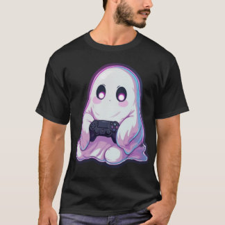 Ghost Gamer – Leuke Minimaal Gaming Design T-Shirt