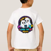 Ghost Gamer Squad - Retro Arcade Halloween T-shirt (Achterkant)