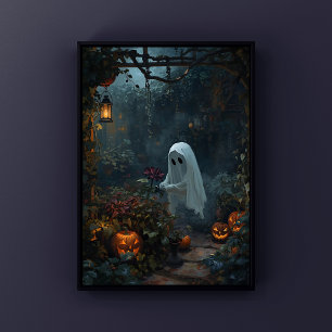Ghost Gardener Dark Garden Gezellige Halloween Poster