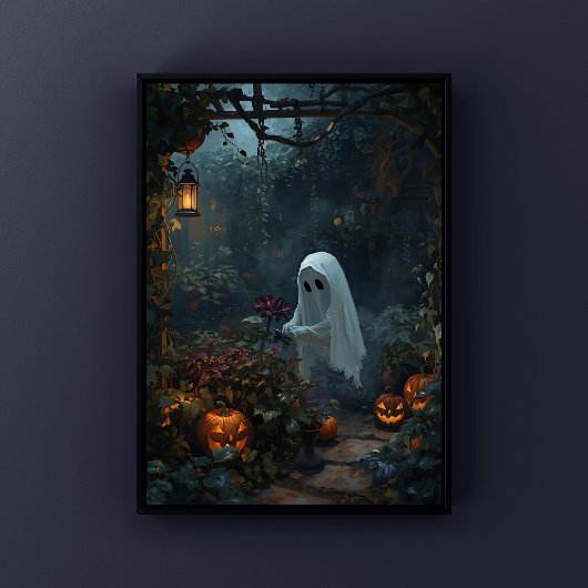 Ghost Gardener Dark Garden Gezellige Halloween Poster