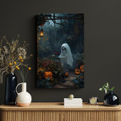 Ghost Gardener Dark Garden Gezellige Halloween Poster