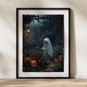 Ghost Gardener Dark Garden Gezellige Halloween Poster