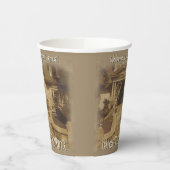 Ghost Gathering Halloween Party Papieren Bekers (Links)