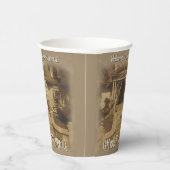 Ghost Gathering Halloween Party Papieren Bekers (Rechts)