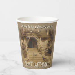 Ghost Gathering Halloween Party Papieren Bekers