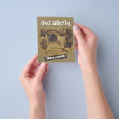 Ghost Gathering in Haunted House Flyer (Hand)