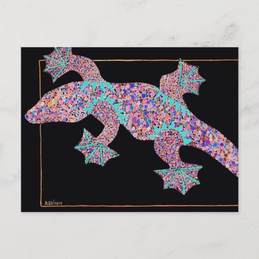 Ghost Gecko Post Card Briefkaart (Voorkant)