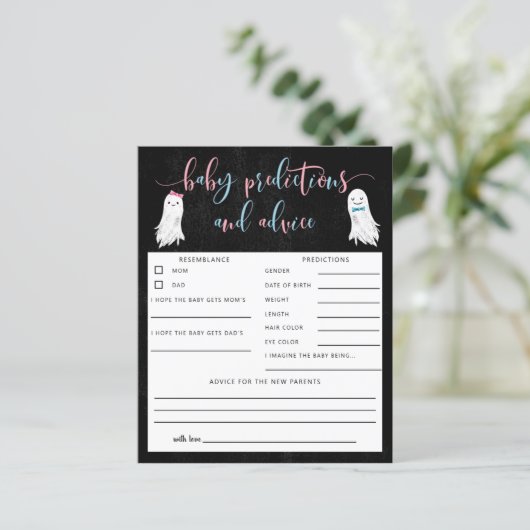 Ghost Gender onthullen Baby vooroordelen en advies (Staand voorkant)