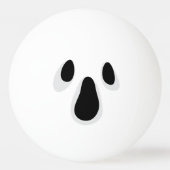 Ghost gezicht grappige grap nieuwigheid pingpongbal (Voorkant)