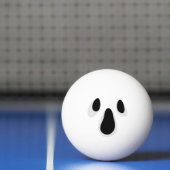 Ghost gezicht grappige grap nieuwigheid pingpongbal (Net)