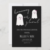 Ghost Ghoul Halloween Party Gender onthulling Blac Kaart (Voorkant)