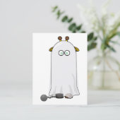 Ghost Giraffe met ketens Briefkaart (Staand voorkant)
