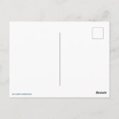 Ghost Girl in Blue – Haunting Surreal Art Briefkaart (Achterkant)