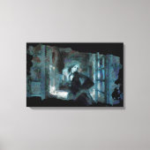 Ghost Girl in Blue – Haunting Surreal Art Canvas Afdruk (Voorkant)