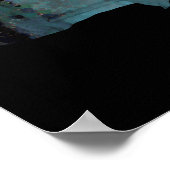 Ghost Girl in Blue – Haunting Surreal Art Poster (Hoek)