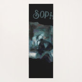 Ghost Girl in Blue – Haunting Surreal Art Yogamat (Achterkant)