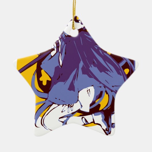 Ghost Girl Keramisch Ornament (Voorkant)