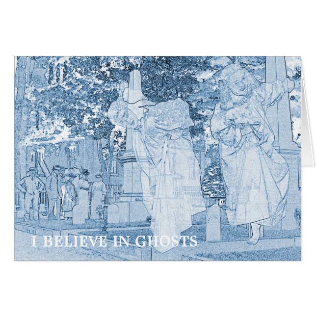 Ghost Girls Escaping Cemetery  Art Foto (Voorkant Horizontaal)