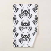 Ghost Go Spooky Seizoen Bad Handdoek (Handdoek)
