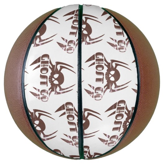 Ghost Go Spooky Seizoen Basketbal (Verticaal)