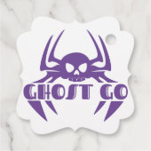 Ghost Go Spooky Seizoen Bedankjes Labels (Achterkant)