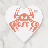 Ghost Go Spooky Seizoen Bedankjes Labels (Achterkant)