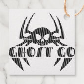 Ghost Go Spooky Seizoen Bedankjes Labels (Achterkant)