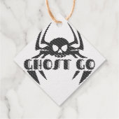 Ghost Go Spooky Seizoen Bedankjes Labels (Achterkant)