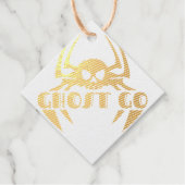 Ghost Go Spooky Seizoen Bedankjes Labels (Voorkant)