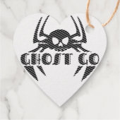 Ghost Go Spooky Seizoen Bedankjes Labels (Achterkant)