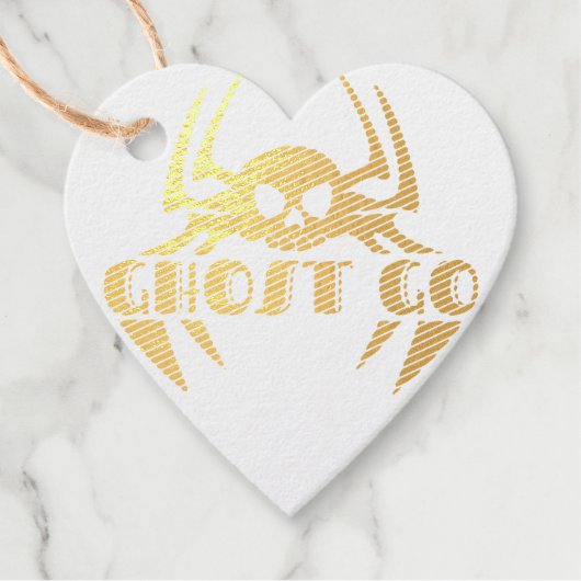 Ghost Go Spooky Seizoen Bedankjes Labels (Voorkant)