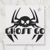 Ghost Go Spooky Seizoen Bedankjes Labels (Achterkant)