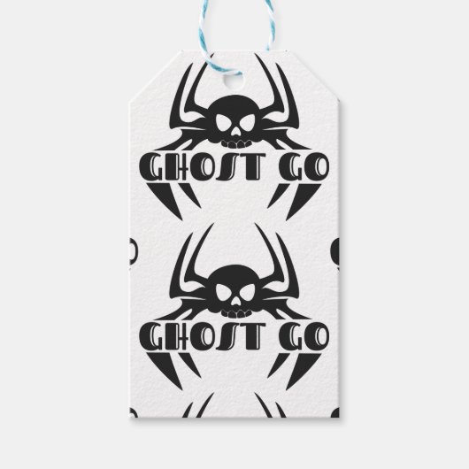 Ghost Go Spooky Seizoen Cadeaulabel (Voorkant)