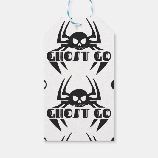 Ghost Go Spooky Seizoen Cadeaulabel (Achterkant)