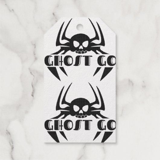 Ghost Go Spooky Seizoen Cadeaulabels (Achterkant)