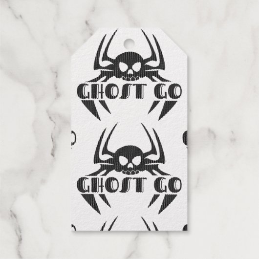 Ghost Go Spooky Seizoen Cadeaulabels (Achterkant)