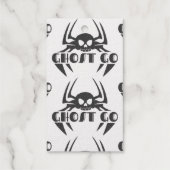 Ghost Go Spooky Seizoen Cadeaulabels (Achterkant)