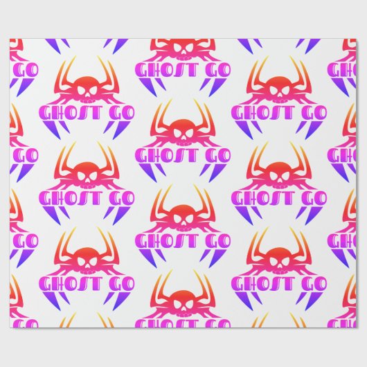 Ghost Go Spooky Seizoen Cadeaupapier (Vlak)