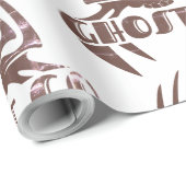 Ghost Go Spooky Seizoen Cadeaupapier (Rol Hoek)