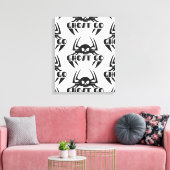 Ghost Go Spooky Seizoen Canvas Afdruk (Insitu (Woonkamer))